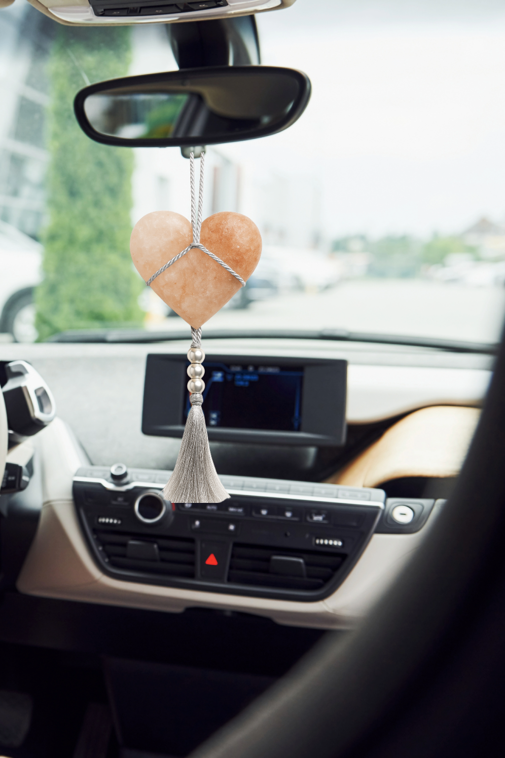 Love Stone – Himalayan Salt Car Charm